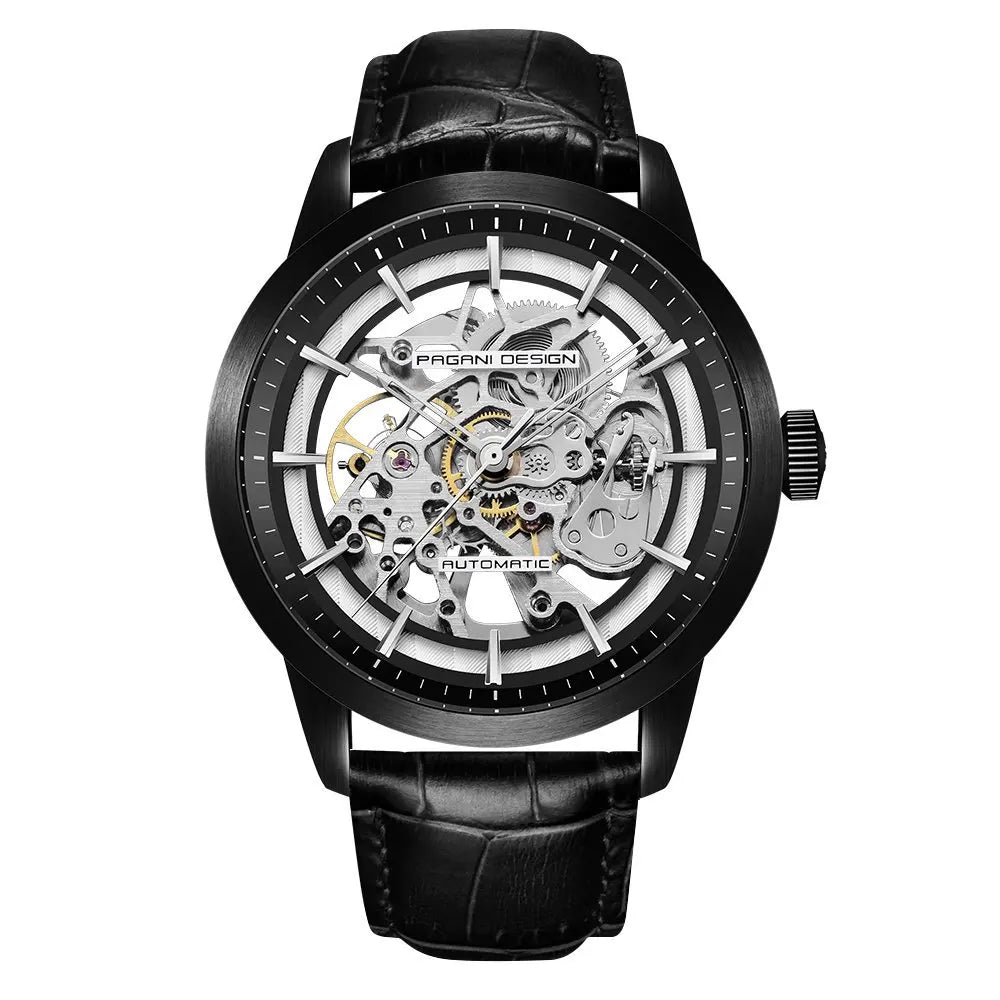 Montre mécanique automatique homme squelette
