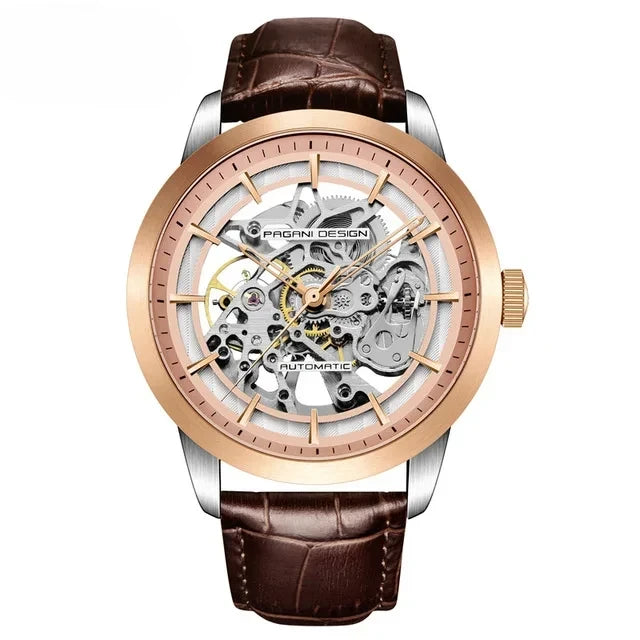 Montre automatique homme cadran squelette
