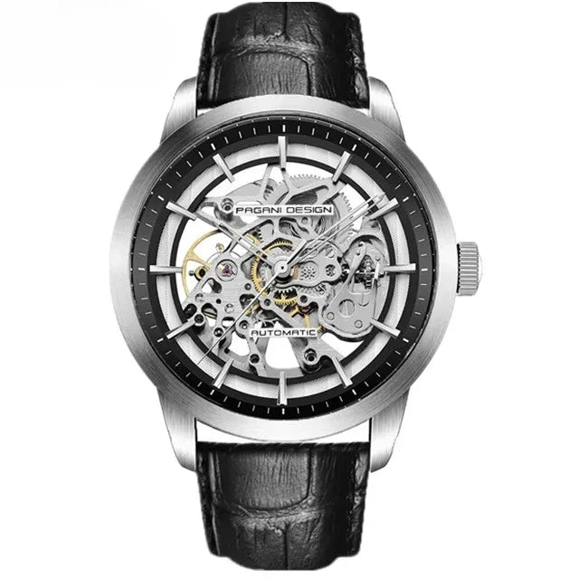 Montre homme mouvement automatique sans pile
