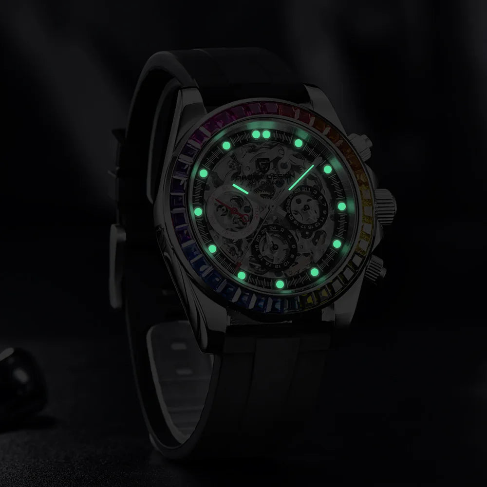 montre automatique finition premium