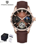 Montre premium avec verre saphir anti-rayures durable