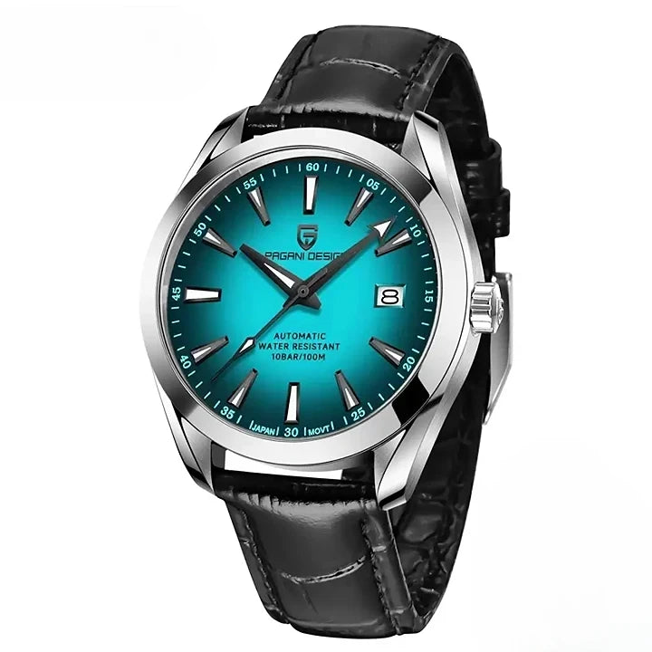 Montre automatique verre saphir anti rayures durable
