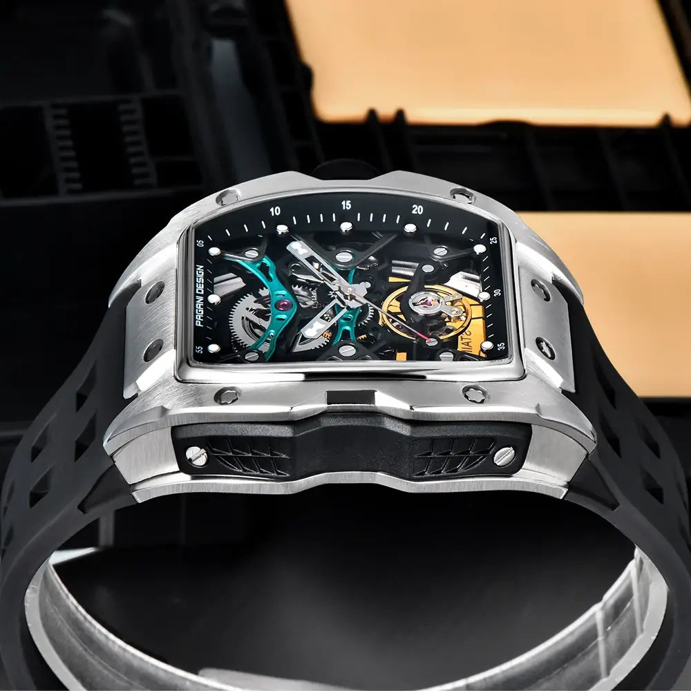 Montre automatique cadran squelette
