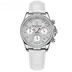 Montre femme avec verre saphir offrant une excellente protection contre les rayures