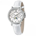 Montre élégante pour femme avec verre en cristal de saphir anti-rayures