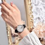 montre femme cristal saphir