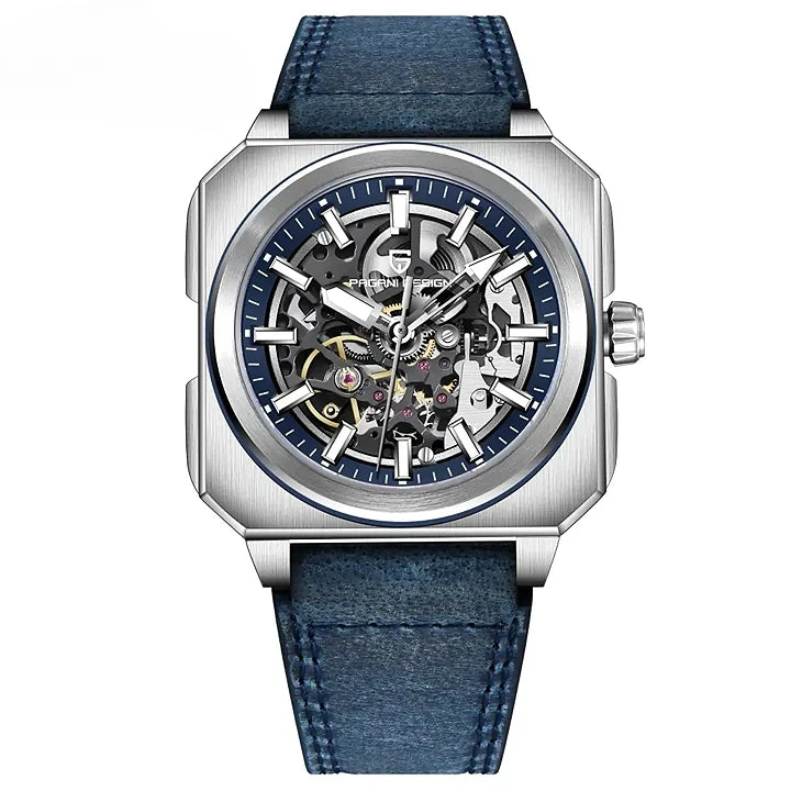 montre squelette automatique homme