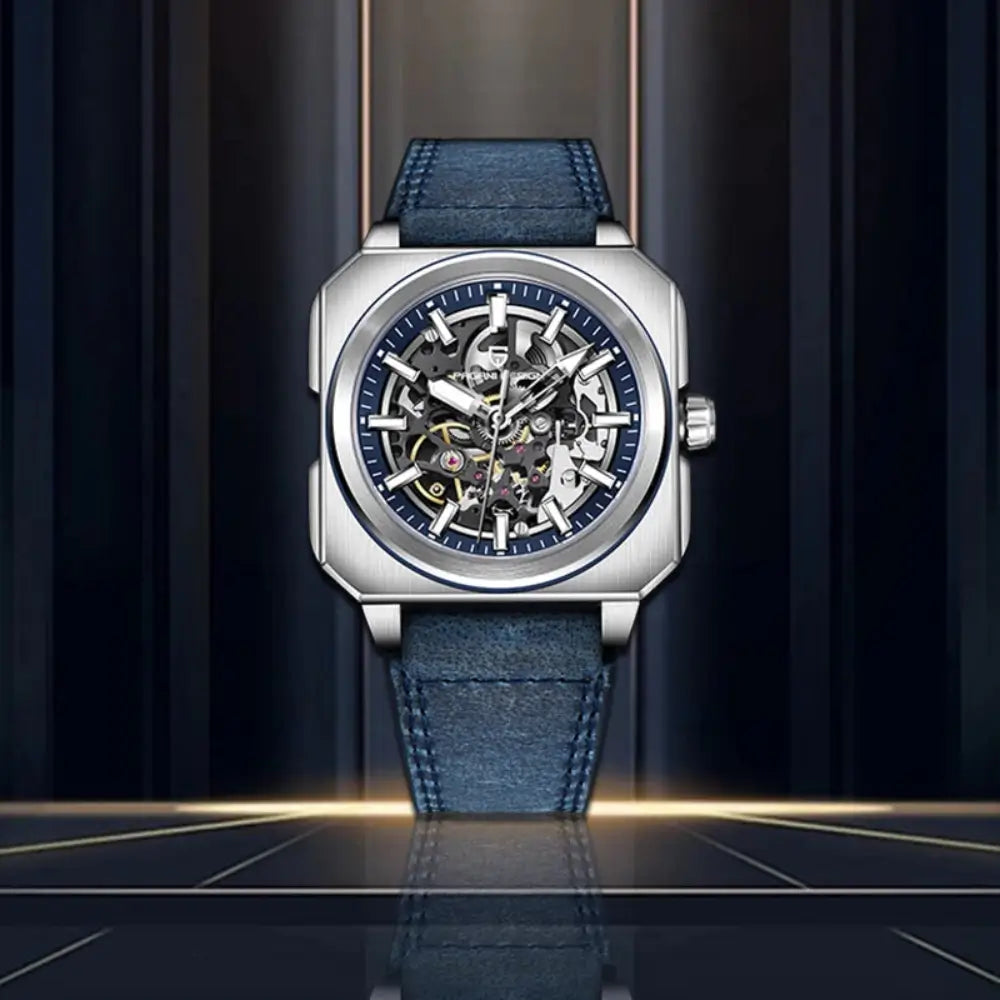 Montre premium alliant performance mécanique et élégance