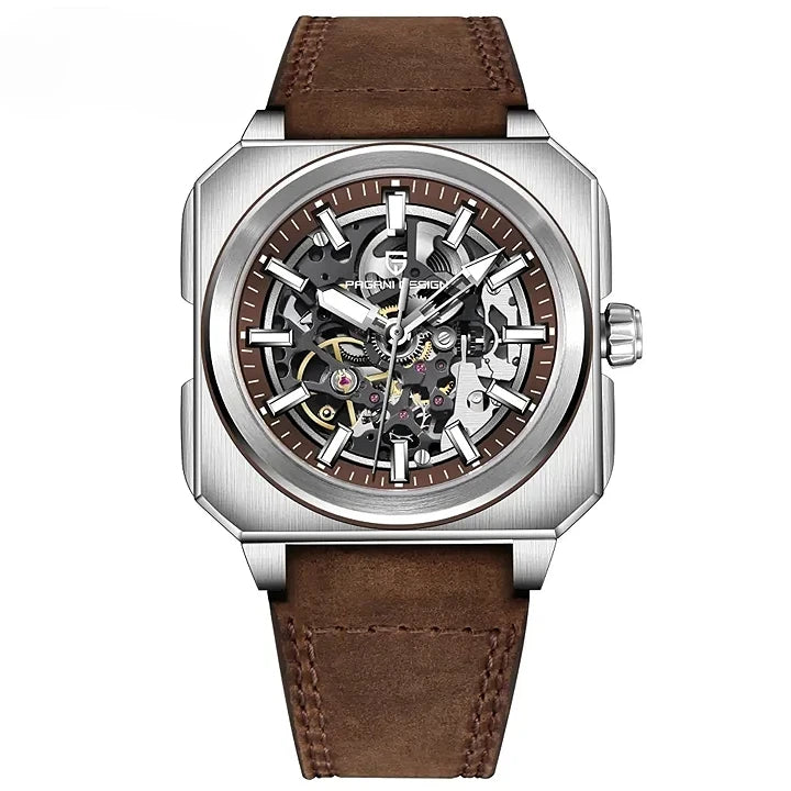 montre mécanique élégance squelette prestige