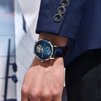 Boîtier rond en acier inoxydable de la montre automatique Héritage Souverain