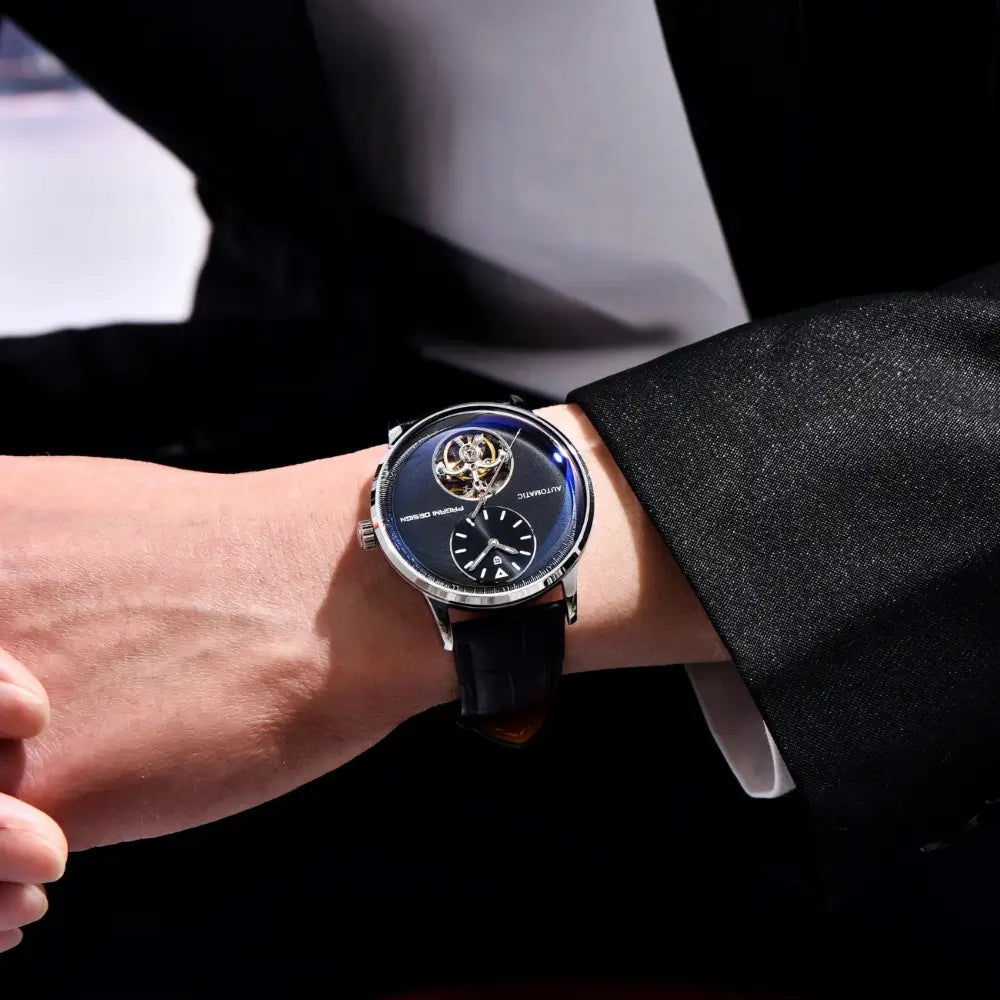 Montre mécanique automatique résistante à l’eau avec design classique et raffiné