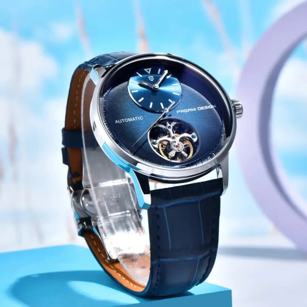 Montre homme Héritage Souverain avec cadran minimaliste et mouvement automatique