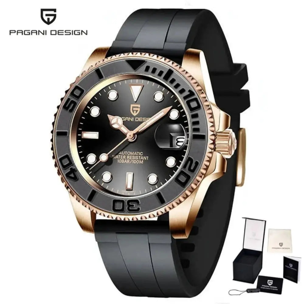 montre automatique Océan Prestige Explorer bracelet acier montre homme haut de gamme