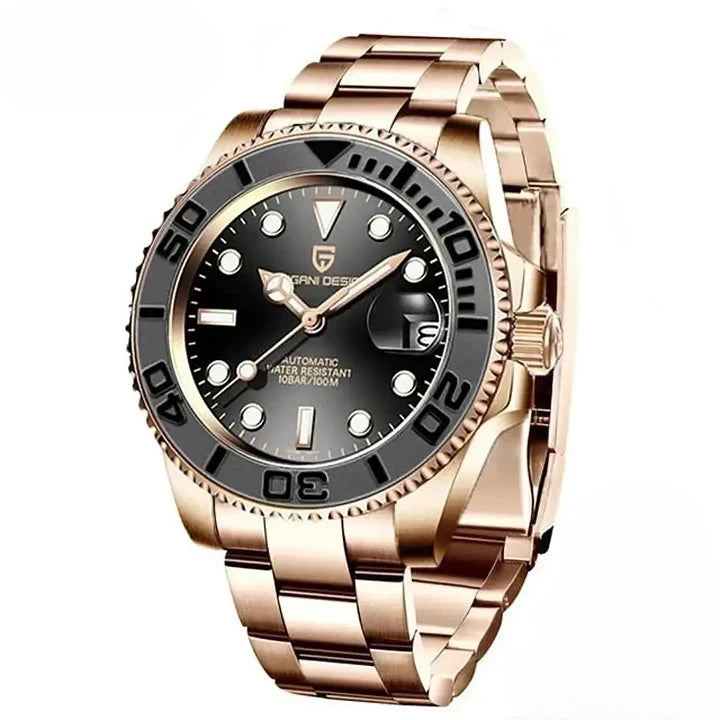 Montre automatique Océan Prestige Explorer vue de face sur fond clair