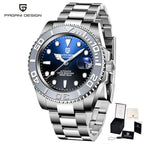 montre luxe homme automatique acier inoxydable style plongée moderne et raffiné