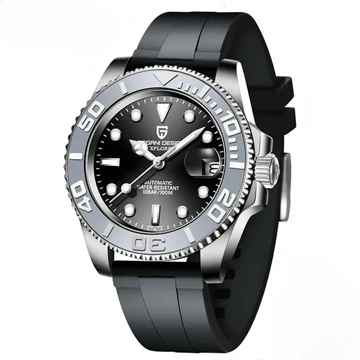 Montre automatique Océan Prestige Explorer portée au poignet