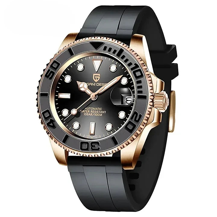 Lunette tournante et cadran lumineux de la montre de plongée Océan Prestige Explorer