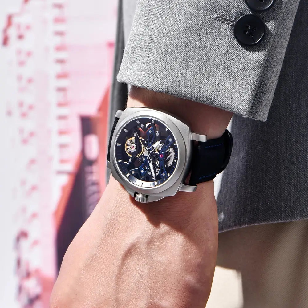 Montre homme luxe avec bracelet acier inoxydable premium