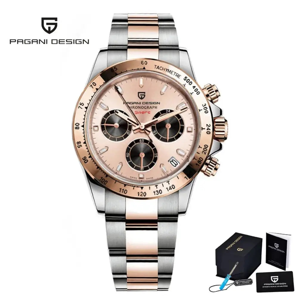 montre Astralis Meteor luxe contemporain chronographe quartz japonais pour homme