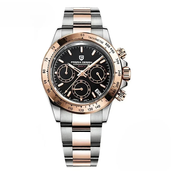 Montre homme boîtier acier inoxydable robuste premium
