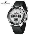 montre quartz chronographe luxe homme résistante à l’eau 100 mètres design premium