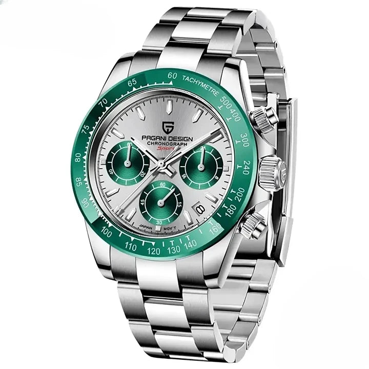 Montre chronographe multifonction performance horlogère