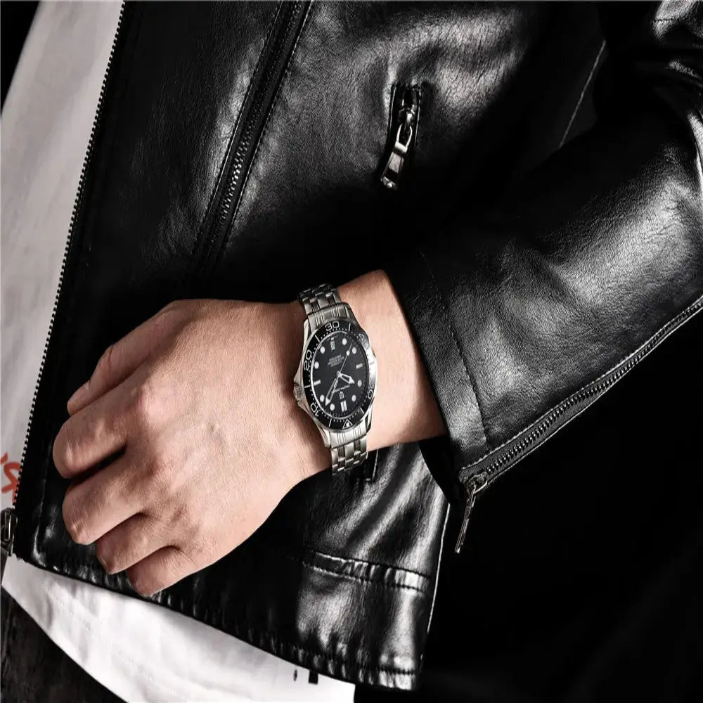 Bracelet acier robuste avec fermoir pliant sécurisé