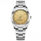 Montre automatique Héritage Chrono Prestige avec chronographe et bracelet en acier