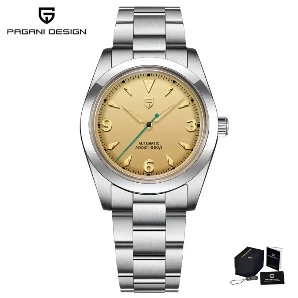 Montre homme luxe avec bracelet acier inoxydable raffiné