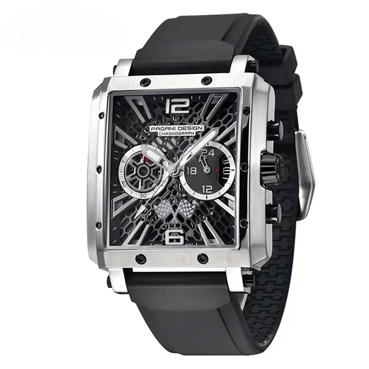 montre homme bracelet caoutchouc