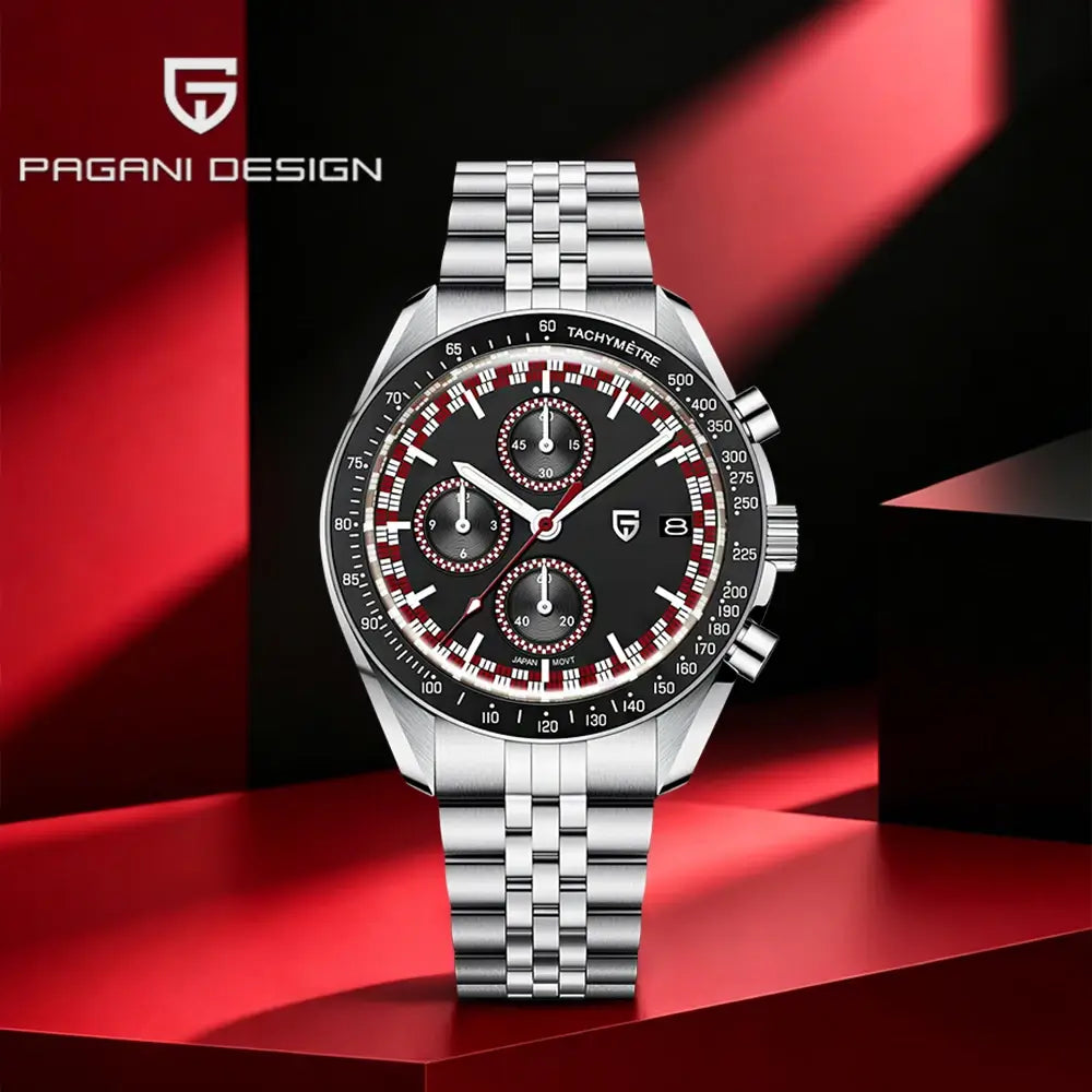 Montre chronographe résistante aux chocs pour usage quotidien