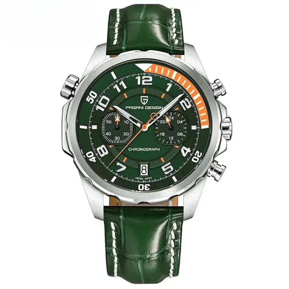 montre homme cadran sportif élégant