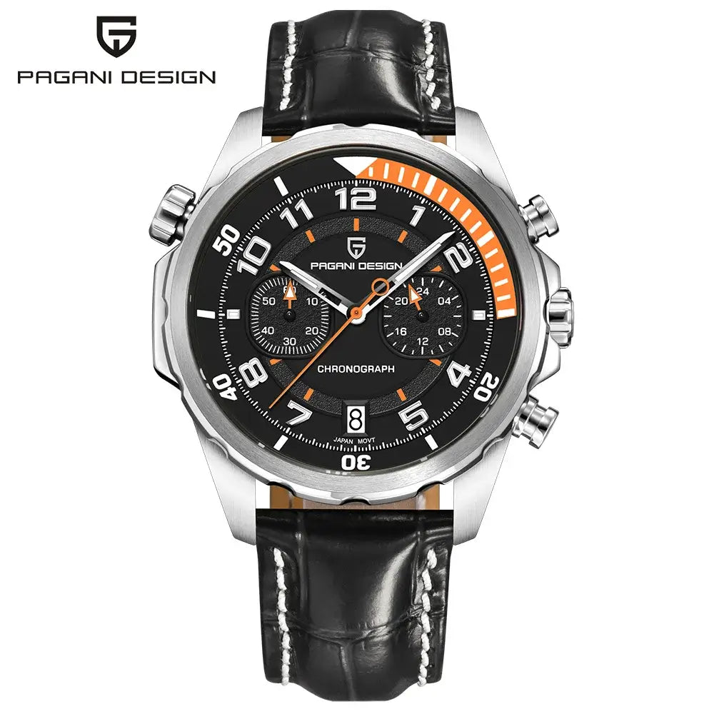 Montre sportive raffinée avec chronomètre intégré
