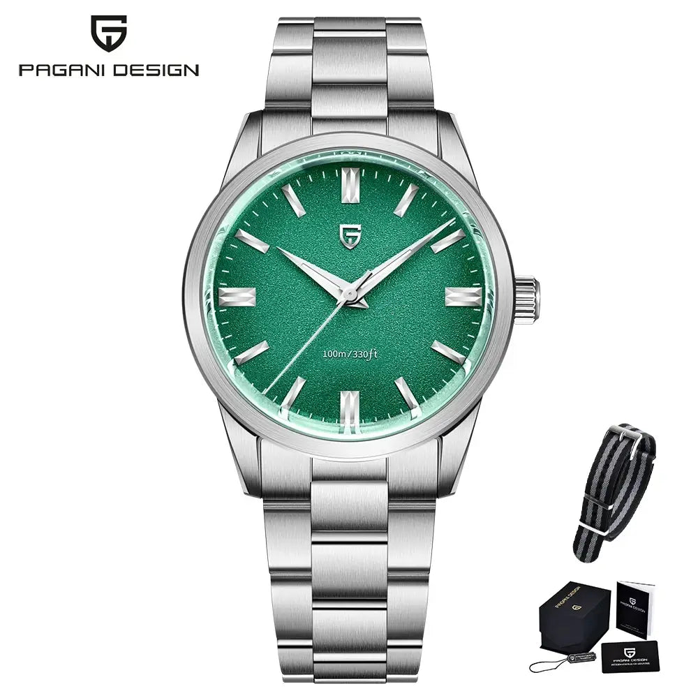 Montre quartz précise avec affichage fluide des secondes