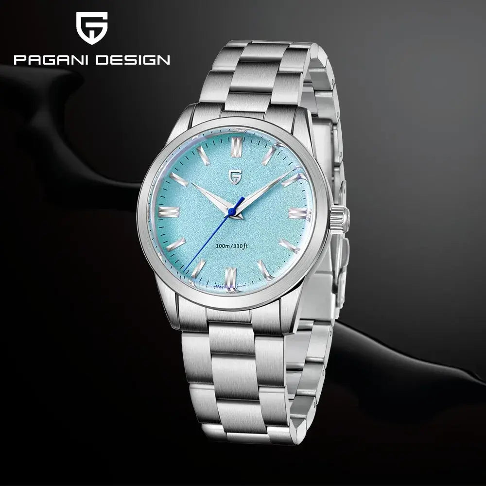 Montre homme chic sans chiffres pour un design épuré