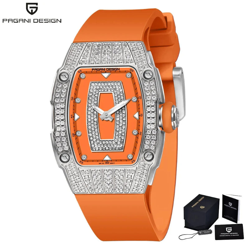 montre quartz design tonneau