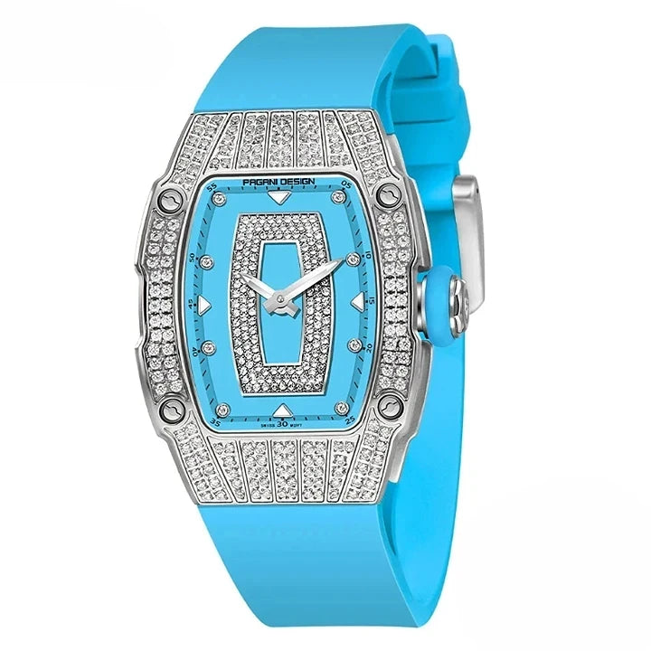 Montre femme avec verre en cristal de saphir offrant une excellente protection