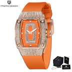 montre quartz élégante femme