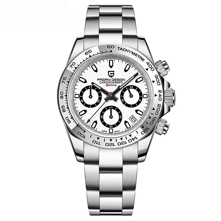 Montre femme élégante avec boîtier et bracelet en acier inoxydable premium
