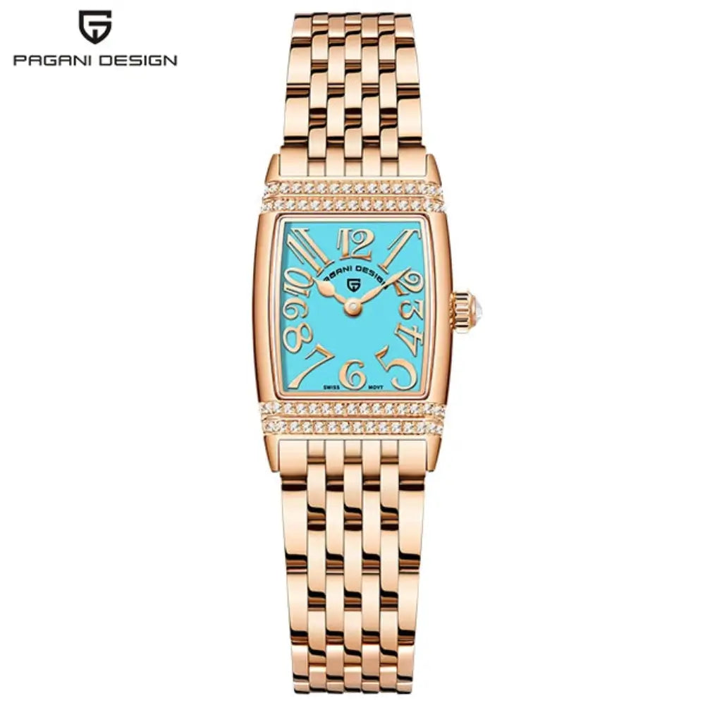 Montre féminine sophistiquée avec bracelet acier inoxydable