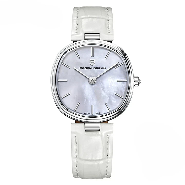 montre quartz femme nacre précieuse

