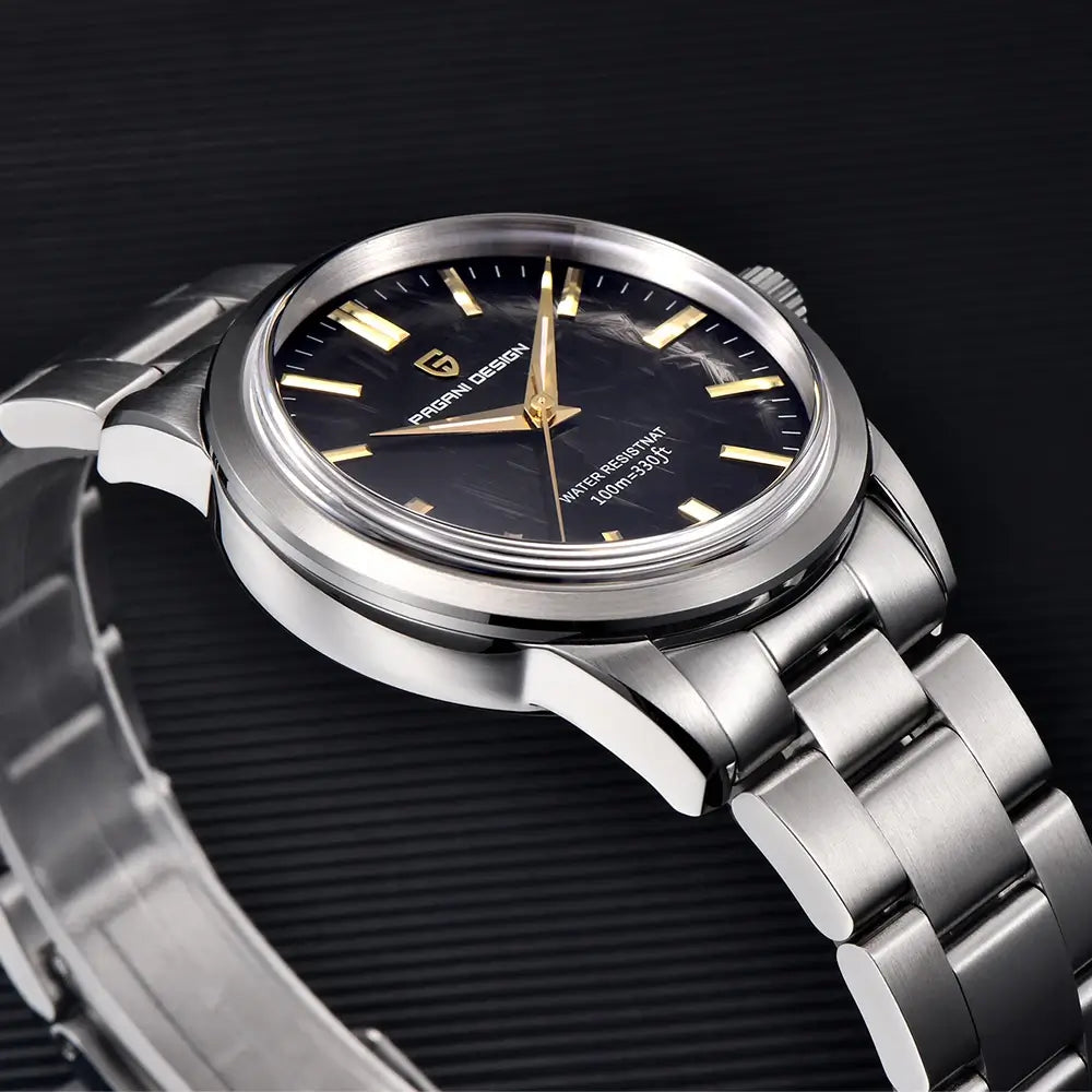 Montre quartz premium PAGANI DESIGN avec bracelet métallique confortable et finition haut de gamme.