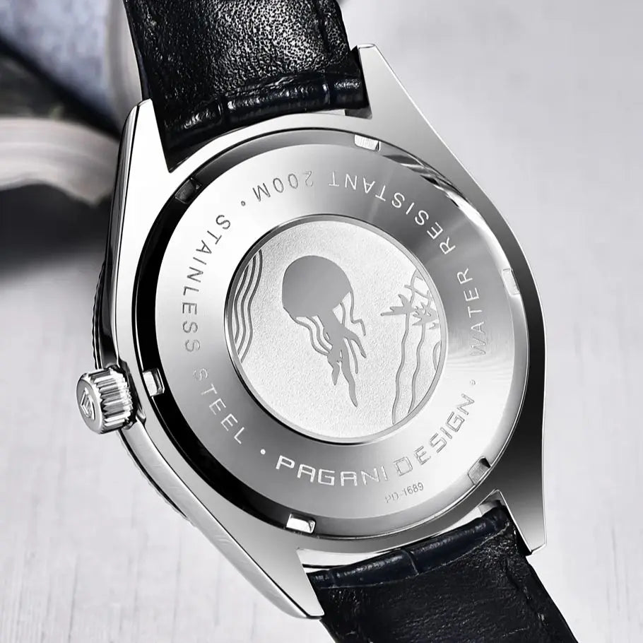 Montre homme bracelet cuir véritable
