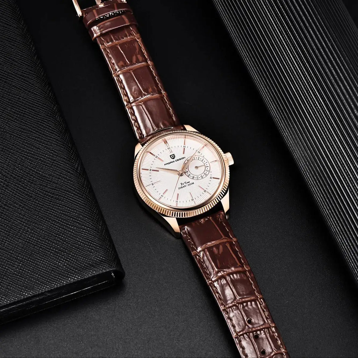 Montre quartz homme élégante quotidienne
