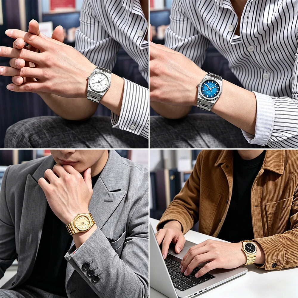 Montre quartz homme légère 109 g
