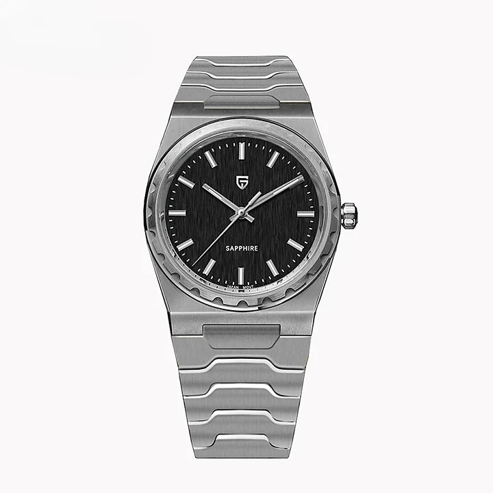Montre quartz homme verre saphir anti-rayures
