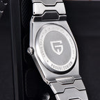Montre homme bracelet acier intégré
