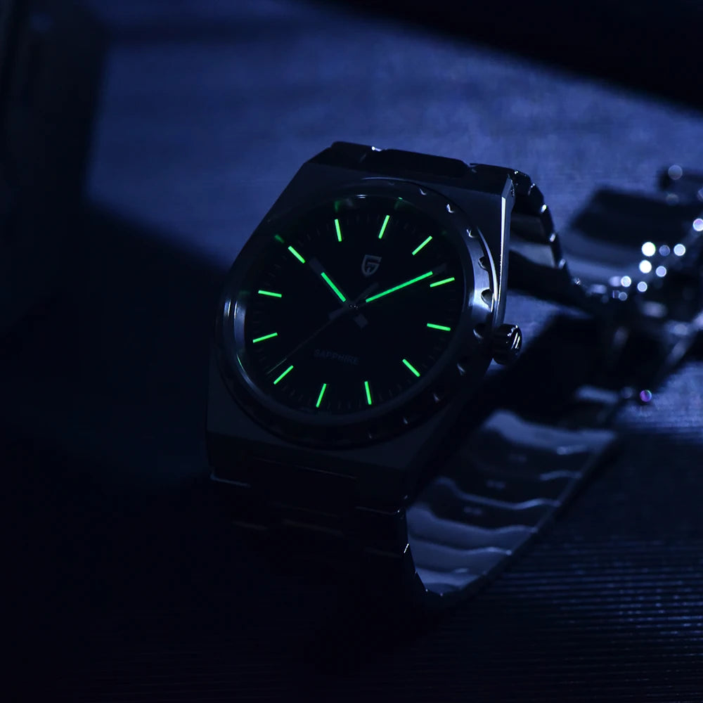 Montre quartz homme design minimaliste
