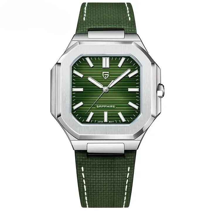 Montre carrée sport chic homme
