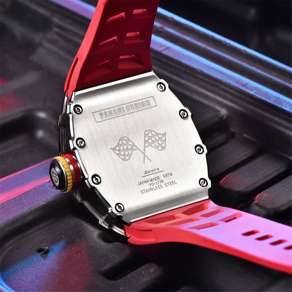 montre homme seconde balayante fluide
